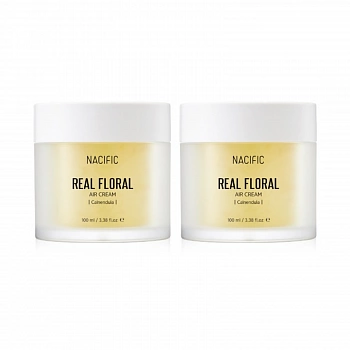 Легкий крем с лепестками календулы 2шт Real Floral Air Cream Calendula 2ea