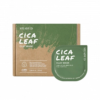 Глиняная маска с центеллой азиатской (в капсулах) Cica Leaf Clay Mask (Capsule type)