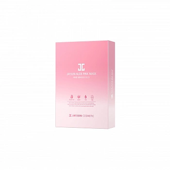 Тканевая маска для лица с экстрактом алоэ и комплексом розовых цветов 10шт. Aloe Pink Mask 10ea