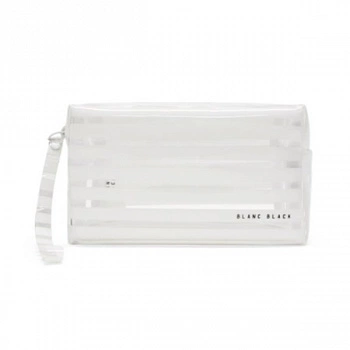Полосатая косметичка размер S (Белый) Stripe Handy Pouch S (White)