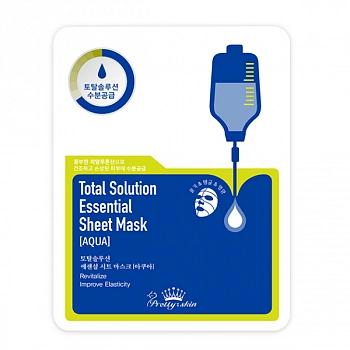 Интенсивно увлажняющая тканевая маска Total Solution Essential Sheet Mask Aqua