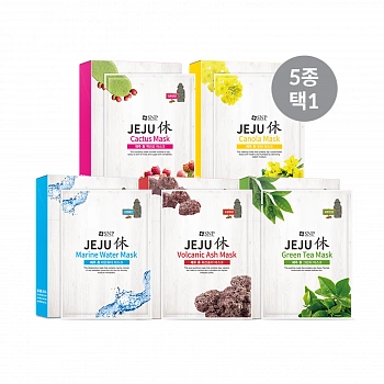 Тканевая маска с экстрактом кактуса 10шт. Jeju Rest Cactus Mask 10ea