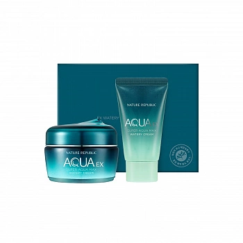 Набор из увлажняющих кремов Super Aqua Max Ex Watery Cream Set