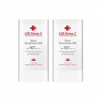 Солнцезащитный стик 2шт Stick Sunscreen 100 SPF50+/PA++++ 1+1
