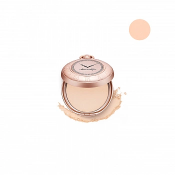 Компактная пудра в форме старинных часов тон 23 Momentique Time Cover Pact B23 Natural Beige