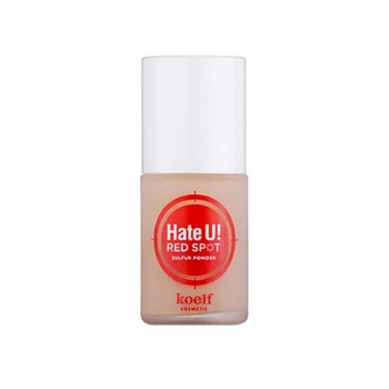 Лечащее и маскирующее средство от прыщей с серой Hate U! Red Spot Sulfur Powder