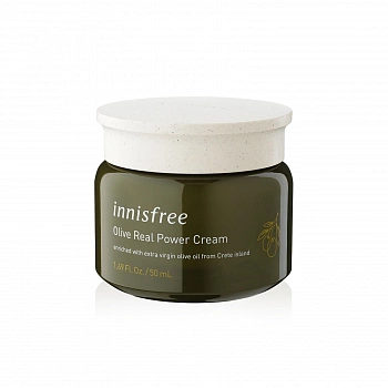 Крем для лица с маслом оливы Olive Real Power Cream