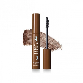 Коричневая подкручивающая тушь для ресниц All-Day Rise Mascara 03 Curly & Brown
