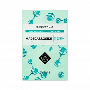 Тканевая маска с экстрактом центеллы азиатской 0.2 Therapy Air Mask Madecassoside