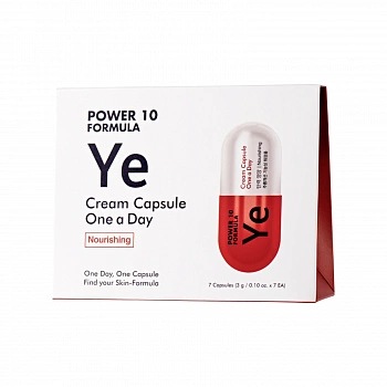 Набор из 7 капсул с кремом для упругости кожи Power 10 Formula YE Cream Capsule One A Day