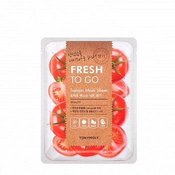 Тканевая маска для лица с экстрактом томата Fresh To Go Tomato Mask Sheet