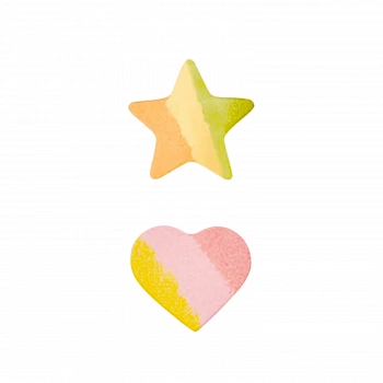 Детская бомбочка для ванны 2шт Romantic Bath Bomb 1+1