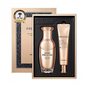Набор из двух средств для лица с муцином улитки Prestige Jeju Snail Essence Special Set