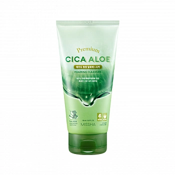 Пенка для умывания с экстрактом алоэ Premium Cica Aloe Cleansing Foam