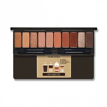 Палетка теней для век (10 оттенков) Play Color Eyes Palette  Caffeine Holic