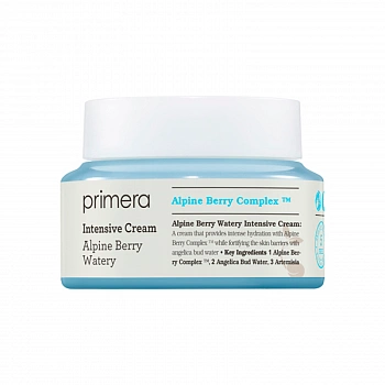 Интенсивный увлажняющий крем с альпийской ягодой Intensive Cream Watery Cream Alpine Berry