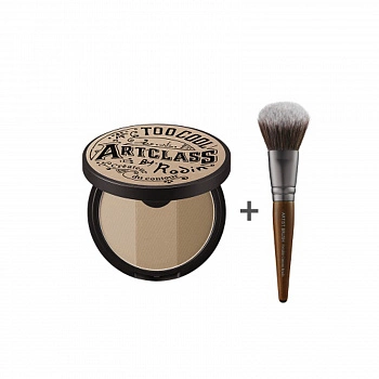 Пудра для скульптурирования лица 02 + Кисть Artclass By Rodin Shading 02 + Brush