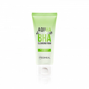 Пенка для умывания с экстрактом чайного дерева и BHA-кислотами Aquha Teatree BHA Cleansing Foam