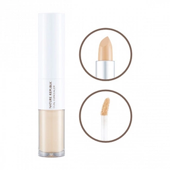 Двойной консилер 01 светлый бежевый Botanical Green Tea Dual Concealer 01 Light Beige