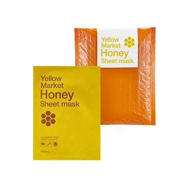 Тканевая маска для лица с экстрактом меда Yellow Market Honey Sheet Mask Set