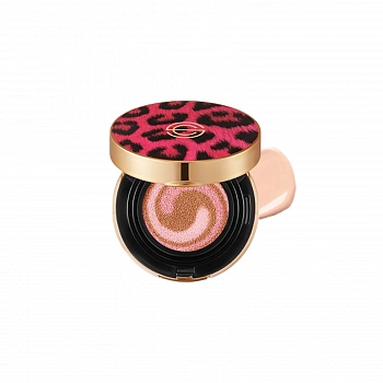 Увлажняющий кушон "Леопардовый кейс" Мини 01 Pink Aura Cushion SA Leopard Edition Mini 21