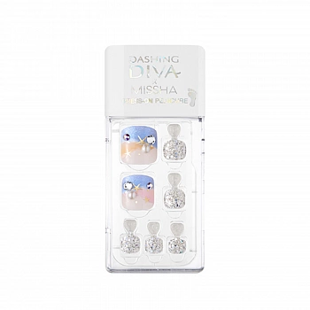 Накладные ногти (педикюр) 05 Dashing Diva Magic Press Super Slim Fit Pedi 05