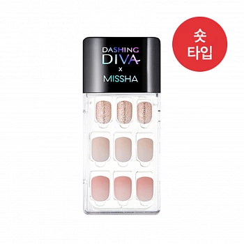 Накладные ногти 09 Dashing Diva Magic Press Slim Fit 09