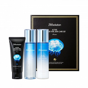 Набор по уходу за лицом с экстрактом медузы Active Jellyfish Vital Skin Care Set Prime