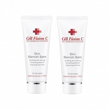 Тонирующий бальзам-основа для чувствительной кожи 2шт Skin Blemish Balm 1+1