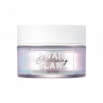 Гель-крем для лица с муцином улитки для сияния кожи Snail Blanc Brightening Gel Cream