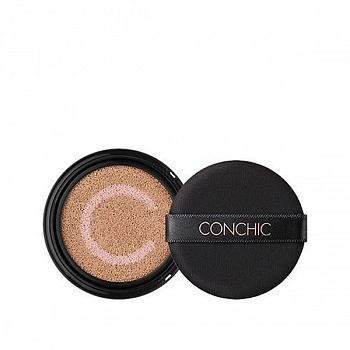 Маскирующий кушон сменный блок (оттенок 02) Conchic All Day Cover Cushion Black Refill 02