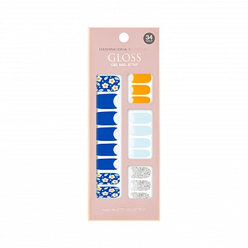 Гелевые наклейки для ногтей Dashing Diva Gloss Gel Nail Strip