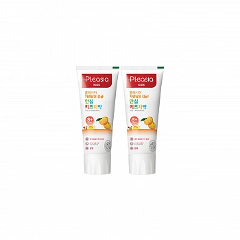 Детская зубная паста со вкусом мандарина 80г*2шт. Kids Toothpaste Mandarine 80g*2ea
