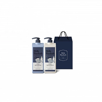 Подарочный набор средств для волос 2шт. с ароматом белого мускуса Milk Baobab Cera Hair 2ea White Musk Gift Set