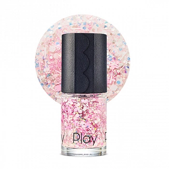 Лак для ногтей  107 Play Nail Pearl & Glitter  107
