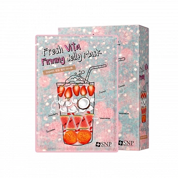 Интенсивно увлажняющая тканевая маска для лица 10шт. Fresh Vita Firming Jelly Mask 10ea