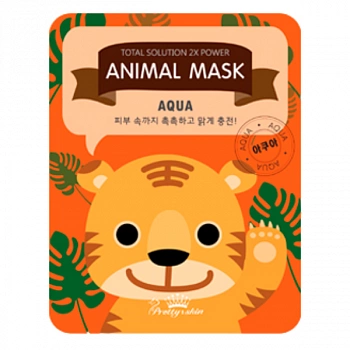 Увлажняющая тканевая маска Total Solution 2X Power Animal Mask Aqua