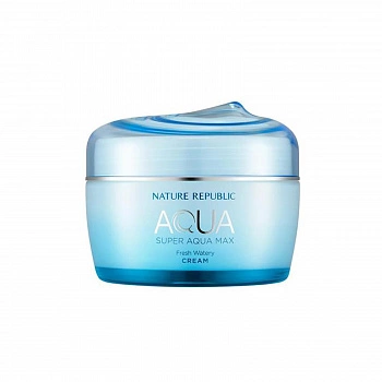 Освежающий увлажняющий крем-гель Super Aqua Max Fresh Watery Cream