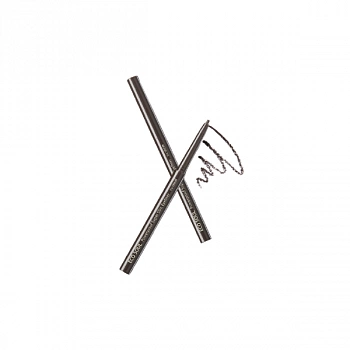 Тонкий карандаш для глаз 07 Eco Soul Powerproof Super Slim Eyeliner BK02 Ash Black