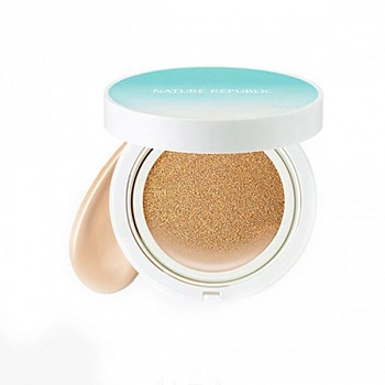 Стойкий охлаждающий кушон 02 натуральный бежевый Provence Smart-Barrier Cushion SPF50+PA++++ Natural Beige