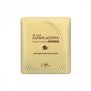 Гидрогелевая маска с плацентой и EGF 24K Gold EGF & Placenta Hydro Gel Mask