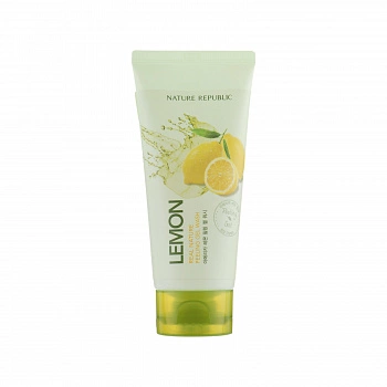 Пилинг-скатка с экстрактом лимона Real Nature Lemon Peeling Wash
