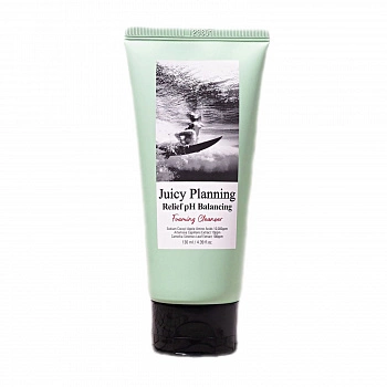 Пенка для умывания с низким процентом кислотности Juicy Planning Relief pH Balancing Foaming Cleanser