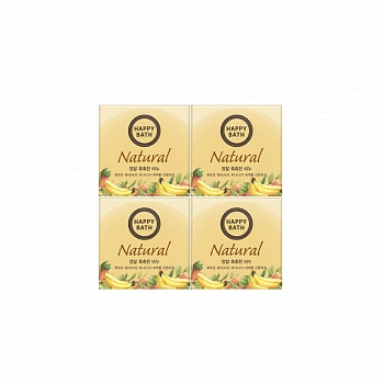 Мыло на основе фруктовой воды 4шт Natural Soap Bar Fruit Water 4ea