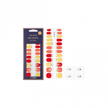 Наклейки для дизайна ногтей 04 Nail Wear Big Parts Gel Sticker 04