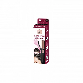 Тушь для окрашивания волос черно-коричневый Uahche Hair Mascara Dark Brown