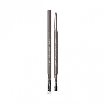Тонкий карандаш для бровей  02 Eco Soul Skinny Brow Pencil 02 Gray Brown