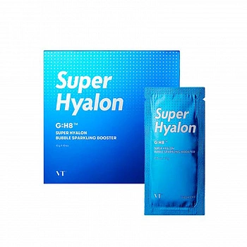 Интенсивно увлажняющая маска-пенка Super Hyalon Bubble Sparkling Booster