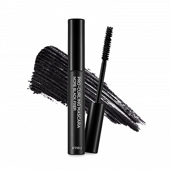 Подкручивающая тушь Pro-Curling More Black Fixer Mascara