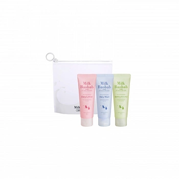 Набор детских средств для путешествия 3шт. Milk Baobab Baby Travel Kit 3ea